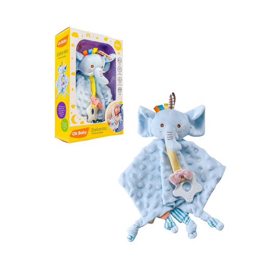 Manta de Apego Azul de Elefante