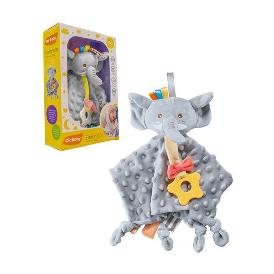 Manta de Apego Gris de Elefante 1