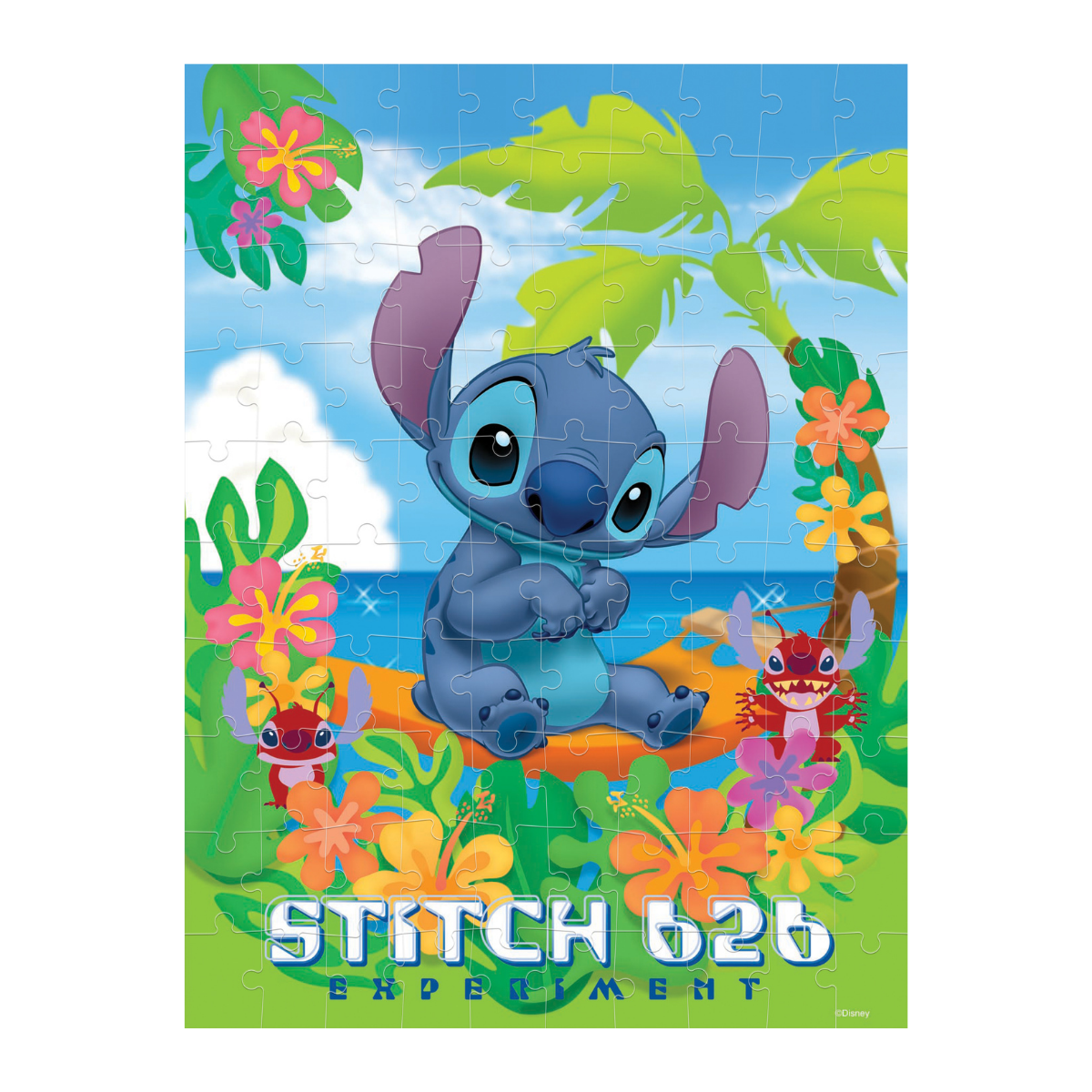 Rompecabezas Disney Stitch 100 piezas Lenticular