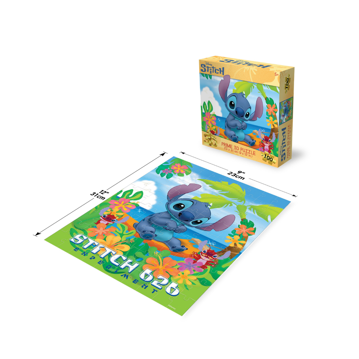 Rompecabezas Disney Stitch 100 piezas Lenticular