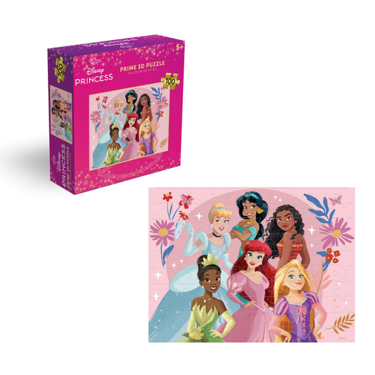 Rompecabezas Disney Princesas 100 piezas Lenticular