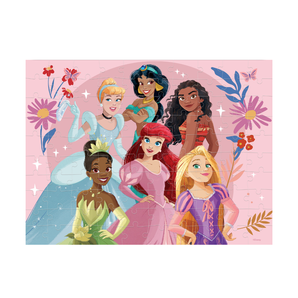 Rompecabezas Disney Princesas 100 piezas Lenticular