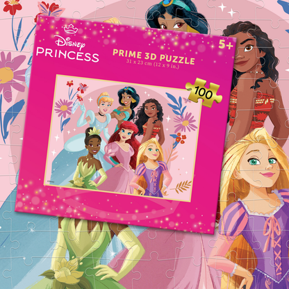 Rompecabezas Disney Princesas 100 piezas Lenticular