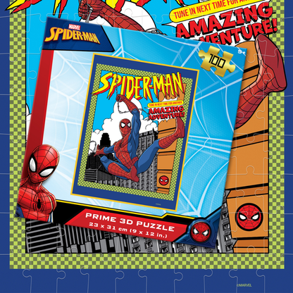 Rompecabezas Marvel Amazing Spiderman 100 piezas Lenticular