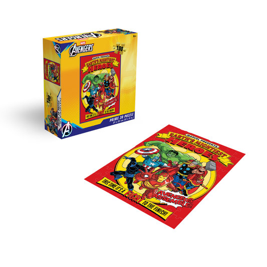 Rompecabezas Marvel Los Vengadores 100 piezas Lenticular