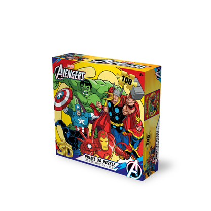 Rompecabezas Marvel Los Vengadores 100 piezas Lenticular