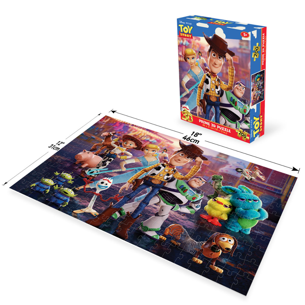 Rompecabezas Lenticular Disney Toy Story  de 200 piezas