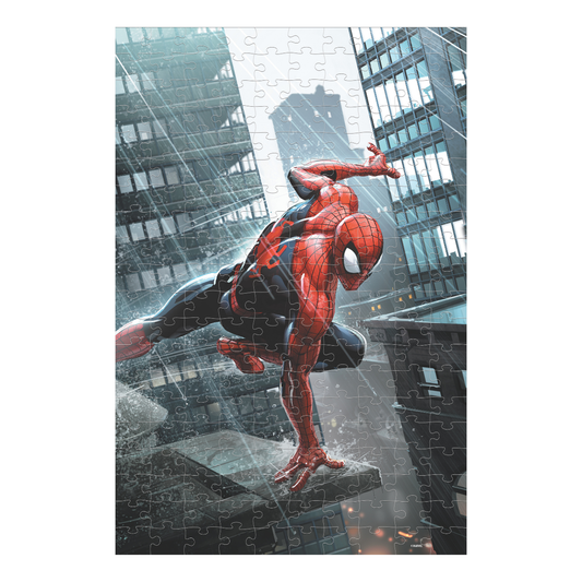 Rompecabezas Lenticular Marvel Spider-Man Bajo la Lluvia