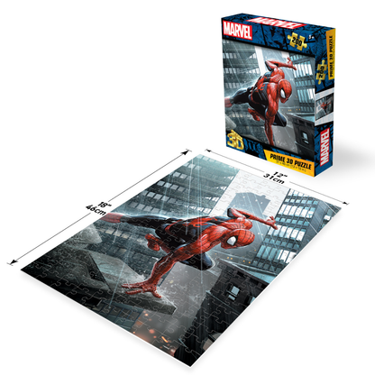 Rompecabezas Lenticular Marvel Spider-Man Bajo la Lluvia