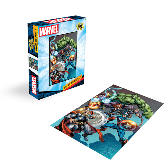 Rompecabezas Marvel Los Vengadores 200 piezas Lenticular