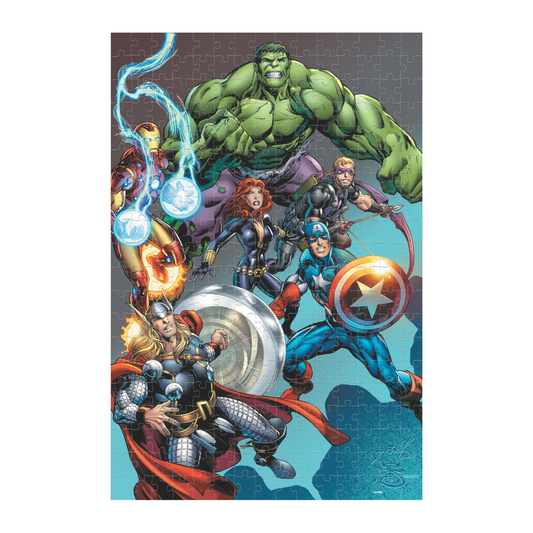 Rompecabezas Marvel Los Vengadores 200 piezas Lenticular