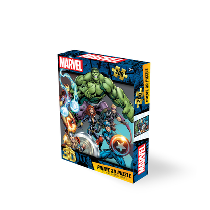 Rompecabezas Marvel Los Vengadores 200 piezas Lenticular