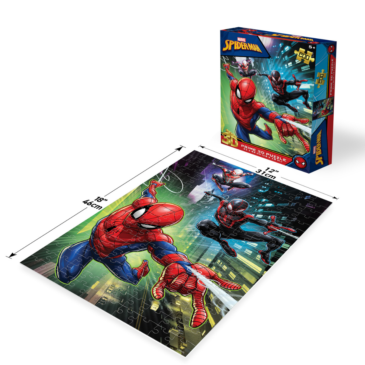 Rompecabezas Lenticular Marvel Spiderman y Amigos