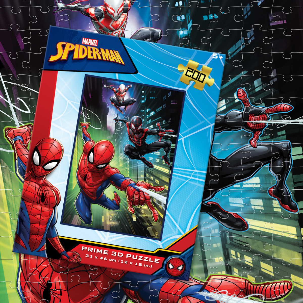 Rompecabezas Lenticular Marvel Spiderman y Amigos