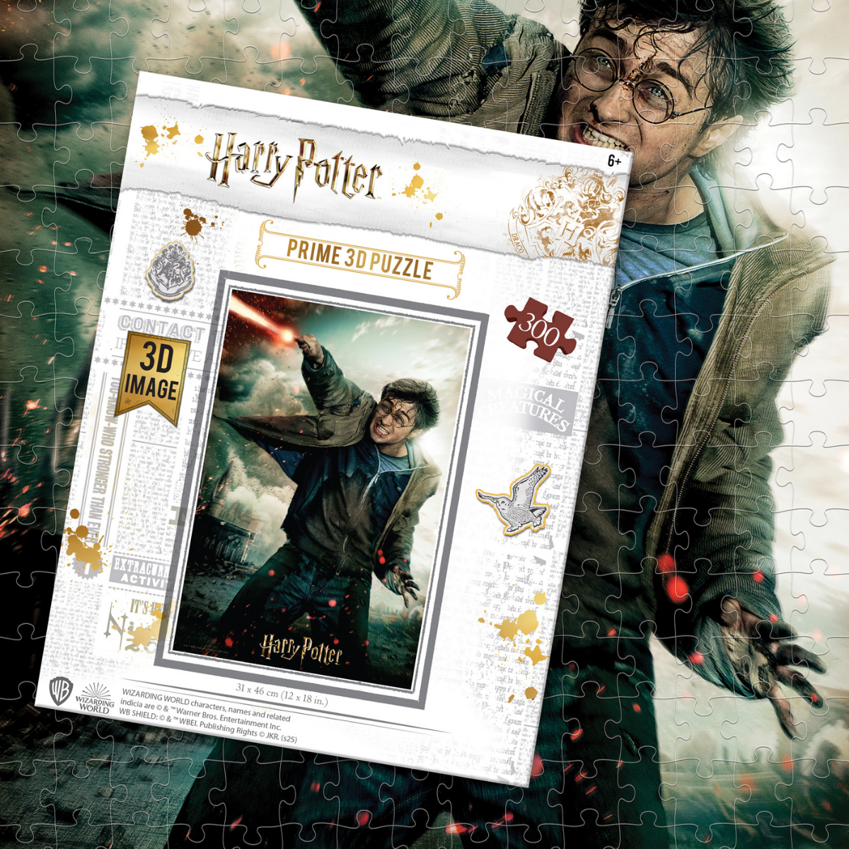 Rompecabezas Harry Potter 300 piezas Lenticular