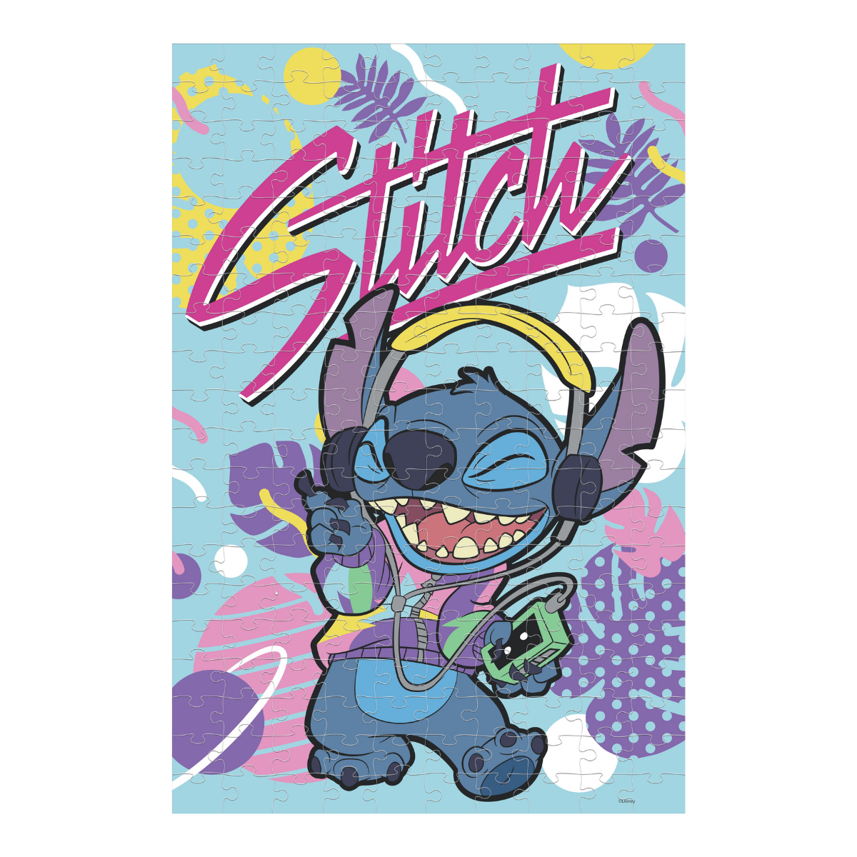 Rompecabezas Disney Stitch Rock 200 piezas Lenticular