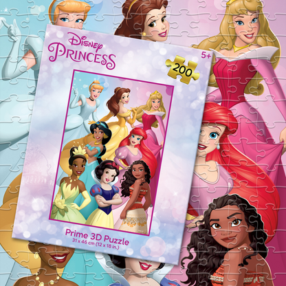Rompecabezas Disney Princesas 200 piezas Lenticular
