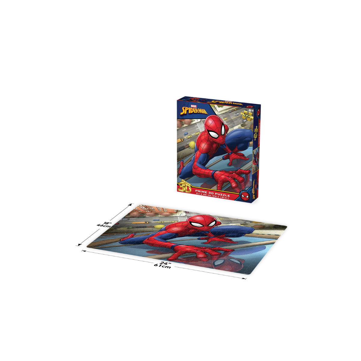Rompecabezas Lenticular Marvel Spider-Man de 500 piezas