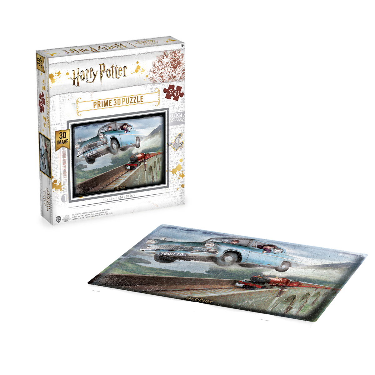 Rompecabezas Harry Potter Tren 500 piezas Lenticular