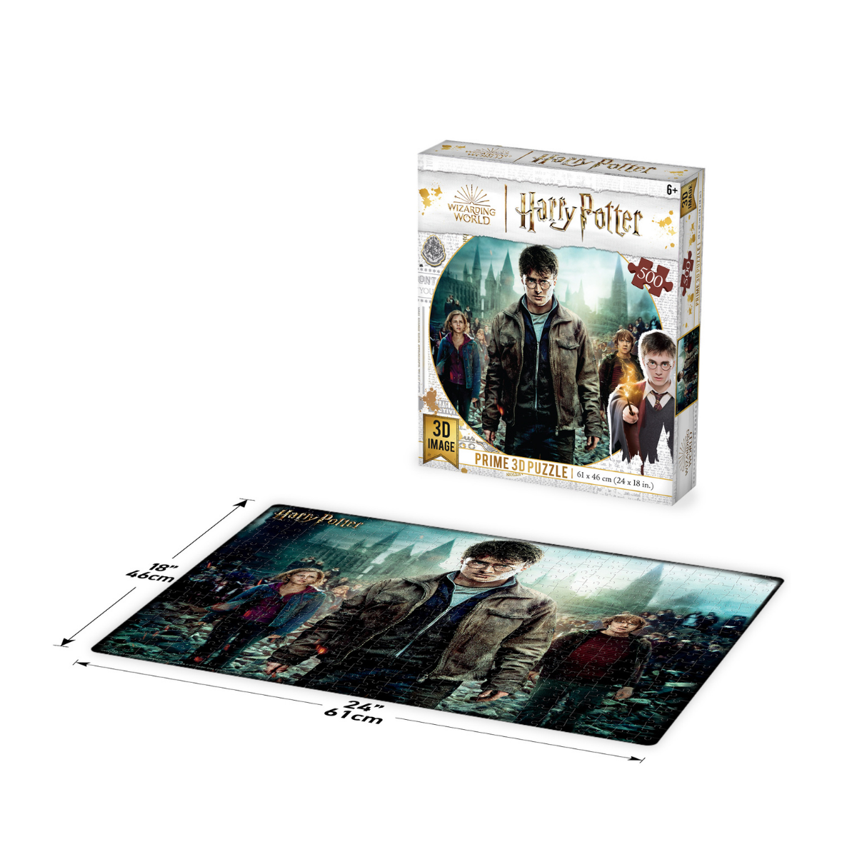 Rompecabezas Harry Potter & Amigos 500 piezas Lenticular
