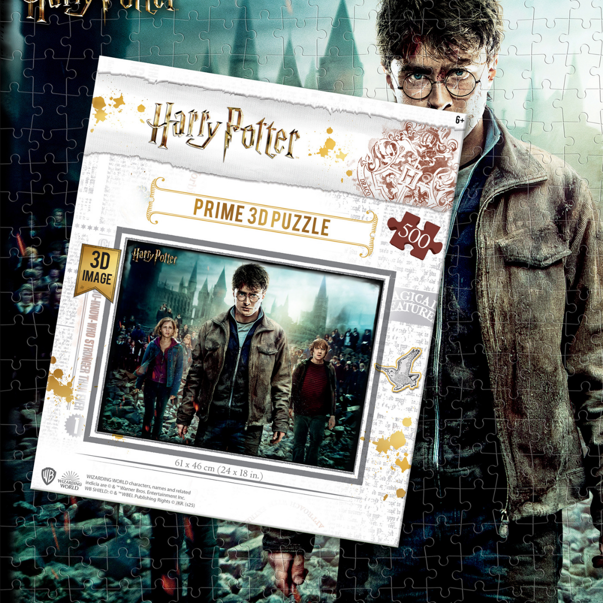 Rompecabezas Harry Potter & Amigos 500 piezas Lenticular