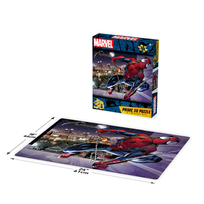Rompecabezas Marvel Spiderman en la Ciudad 500 piezas Lenticular