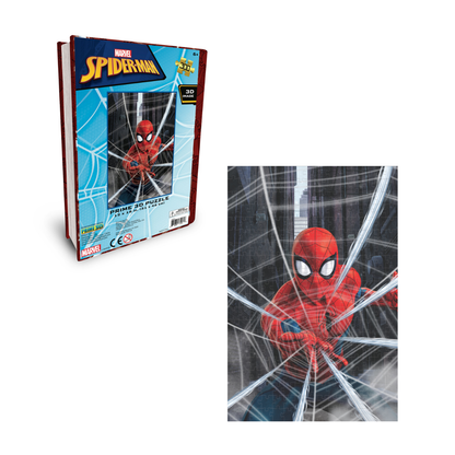 Rompecabezas Marvel Spiderman Telaraña en Caja de Lata 300 piezas