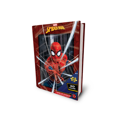 Rompecabezas Marvel Spiderman Telaraña en Caja de Lata 300 piezas