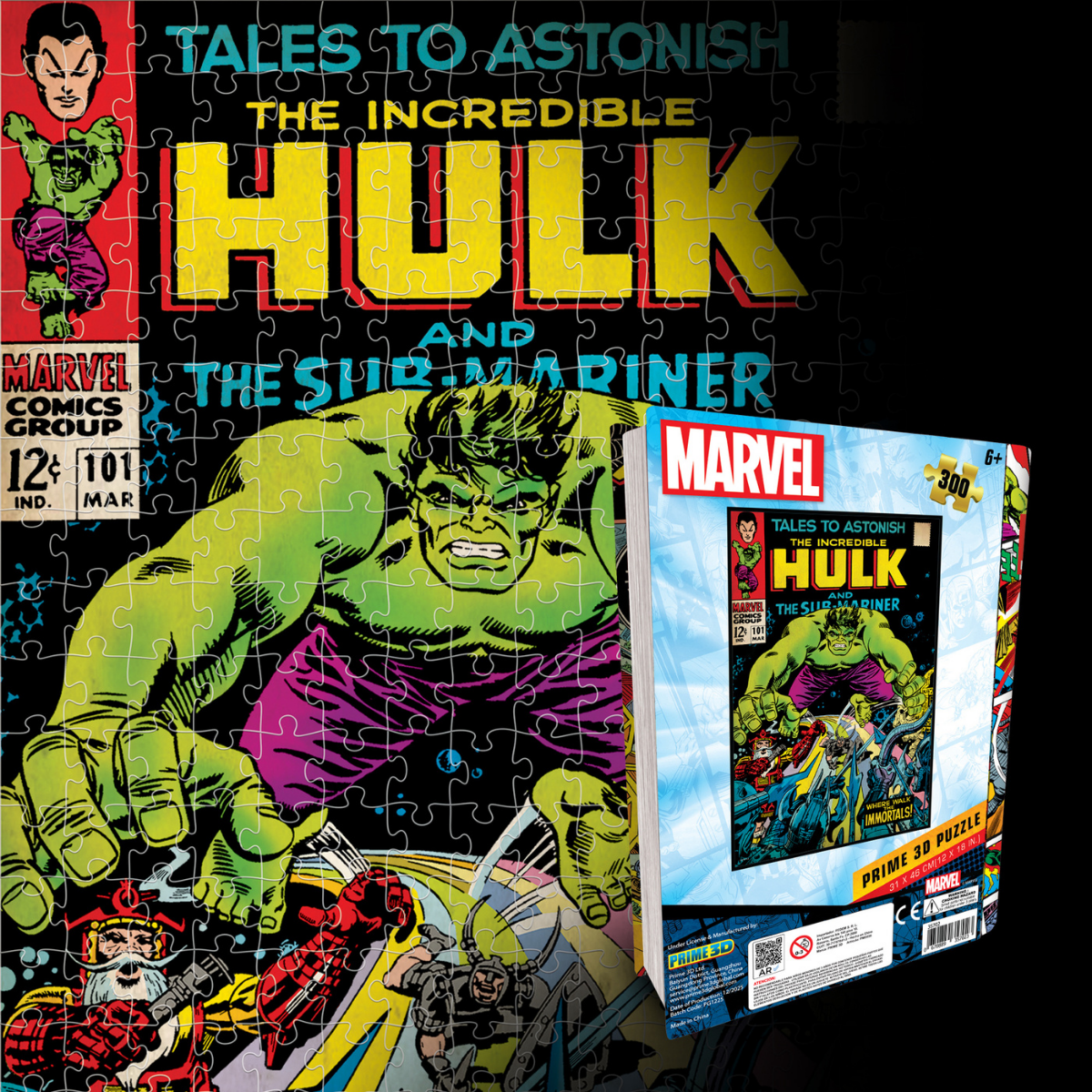 Rompecabezas Marvel El Increíble Hulk 300 piezas