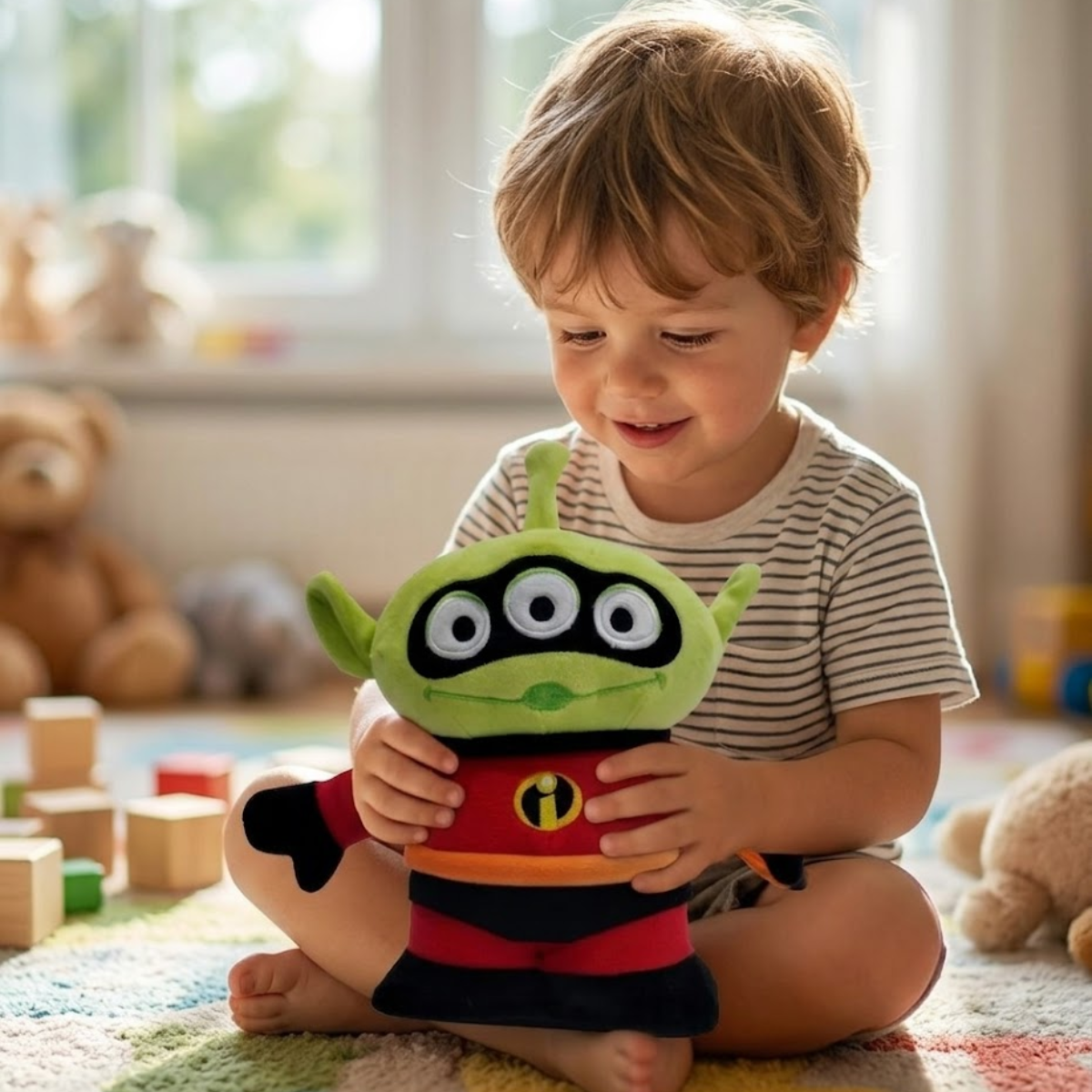 Peluche Alien Disfrazado de Increible 20cm
