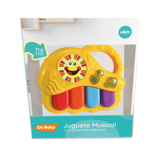 Piano Ok Baby con Luces y Sonido