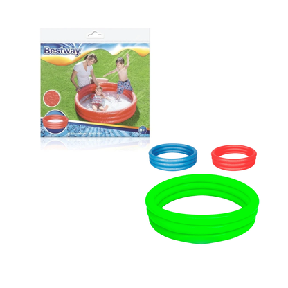 Pileta Redonda Inflable Bestway 3 Aros 152x31 cm (282 L)