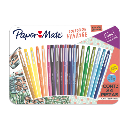 Plumiferos Paper Mate  Flair Vintage