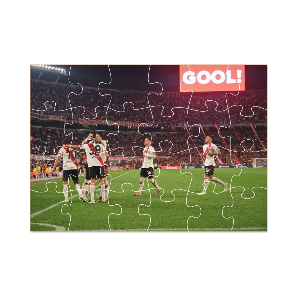 River Puzzle Festejo De Gol - 24 Piezas