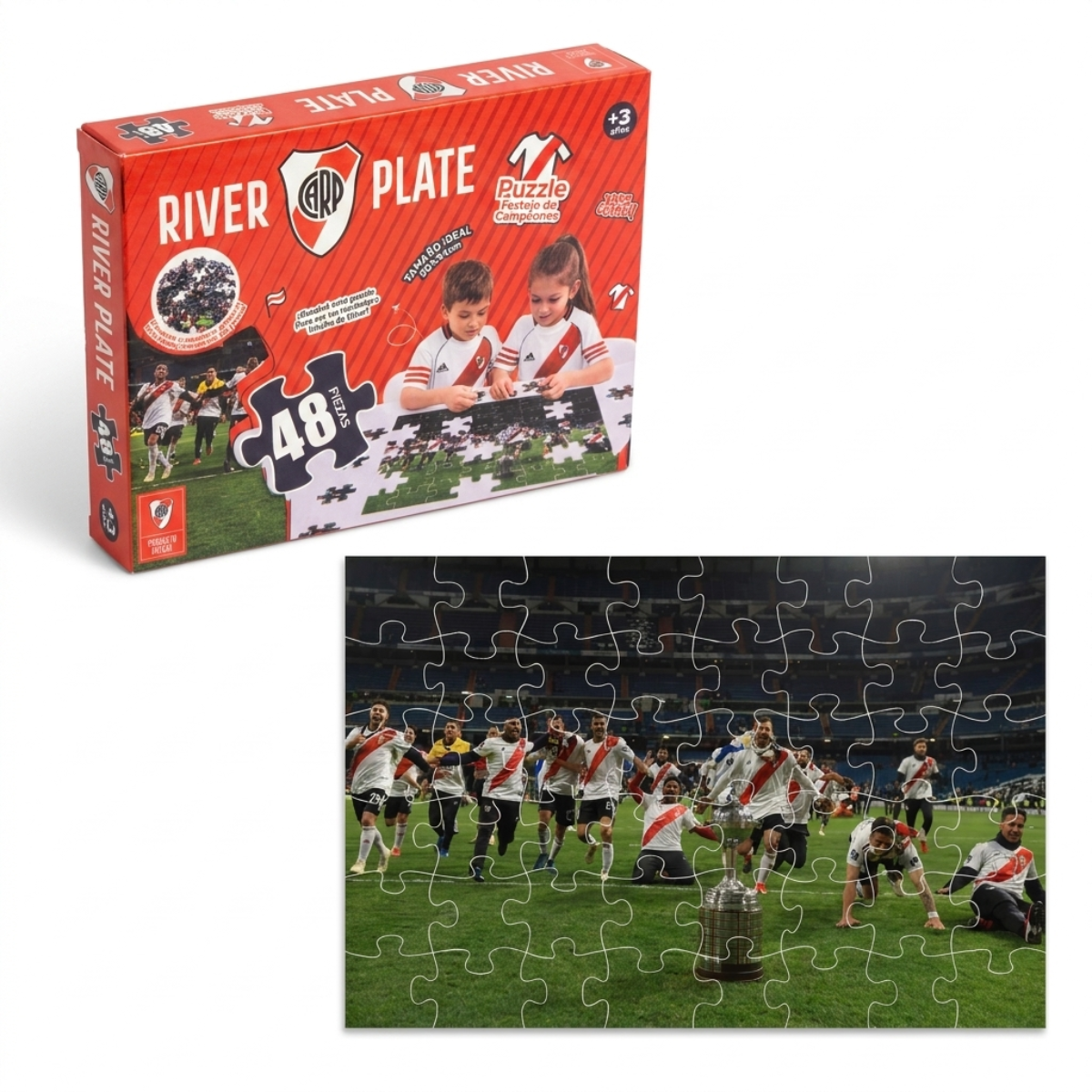 River Puzzle Festejo de Campeones - 48 Piezas