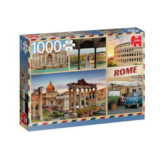 Puzzle 1000 Piezas Greetings From Rome/Saludos Desde Roma Premium Collection