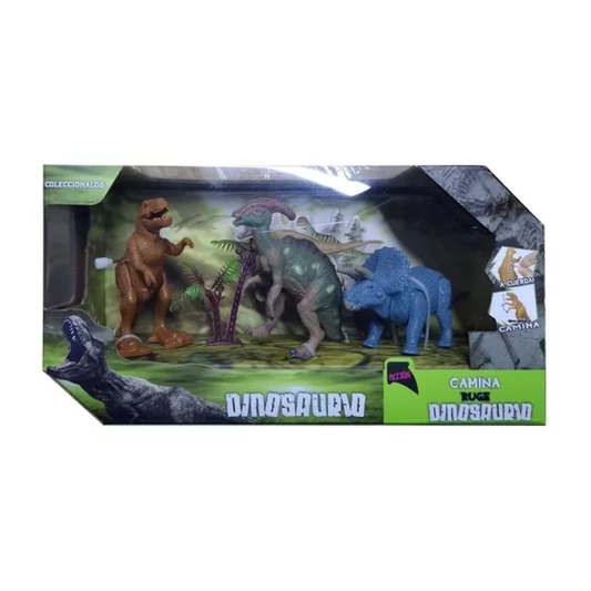 Set De Dinosaurios x3