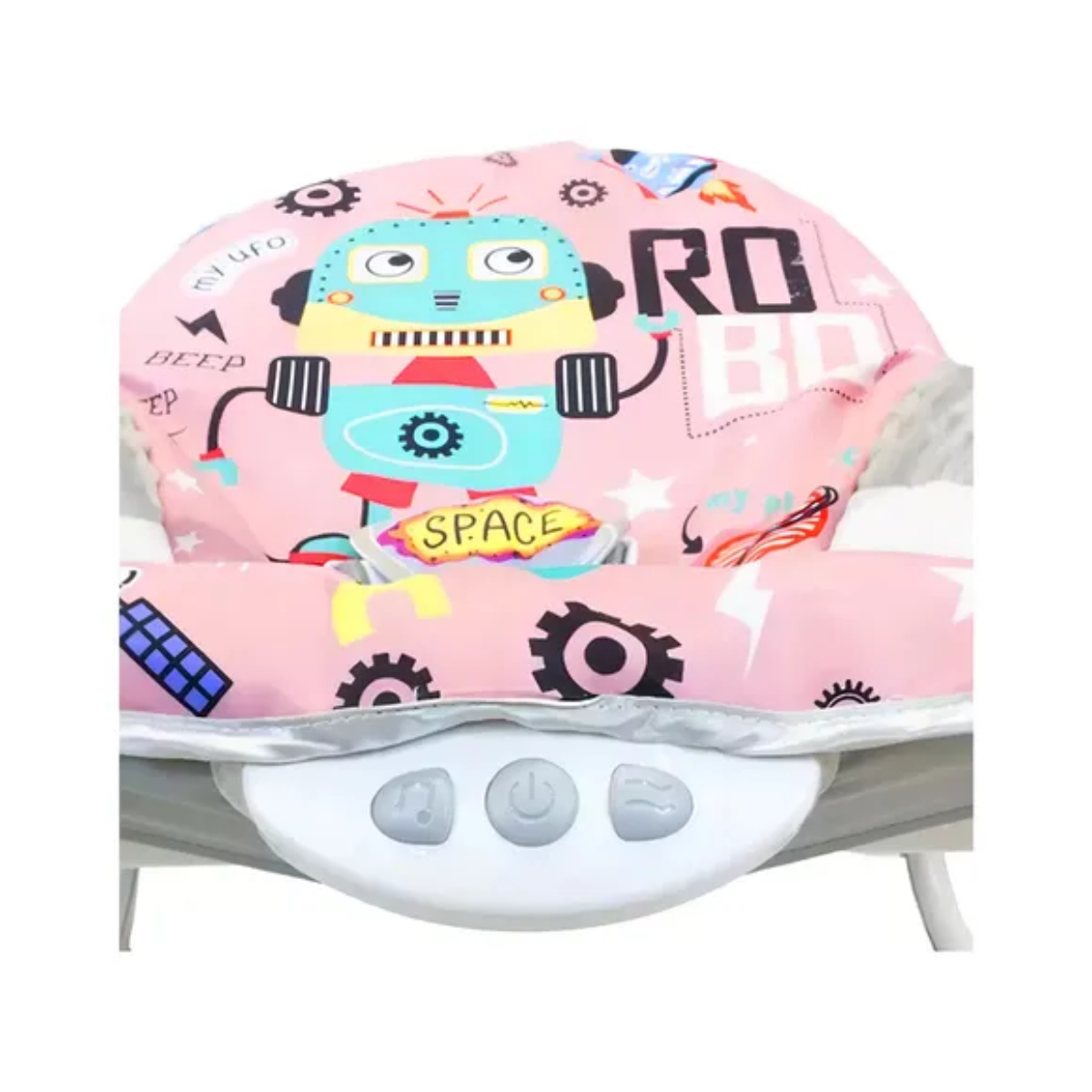 Reposera Mecedora Rosa Duck Baby