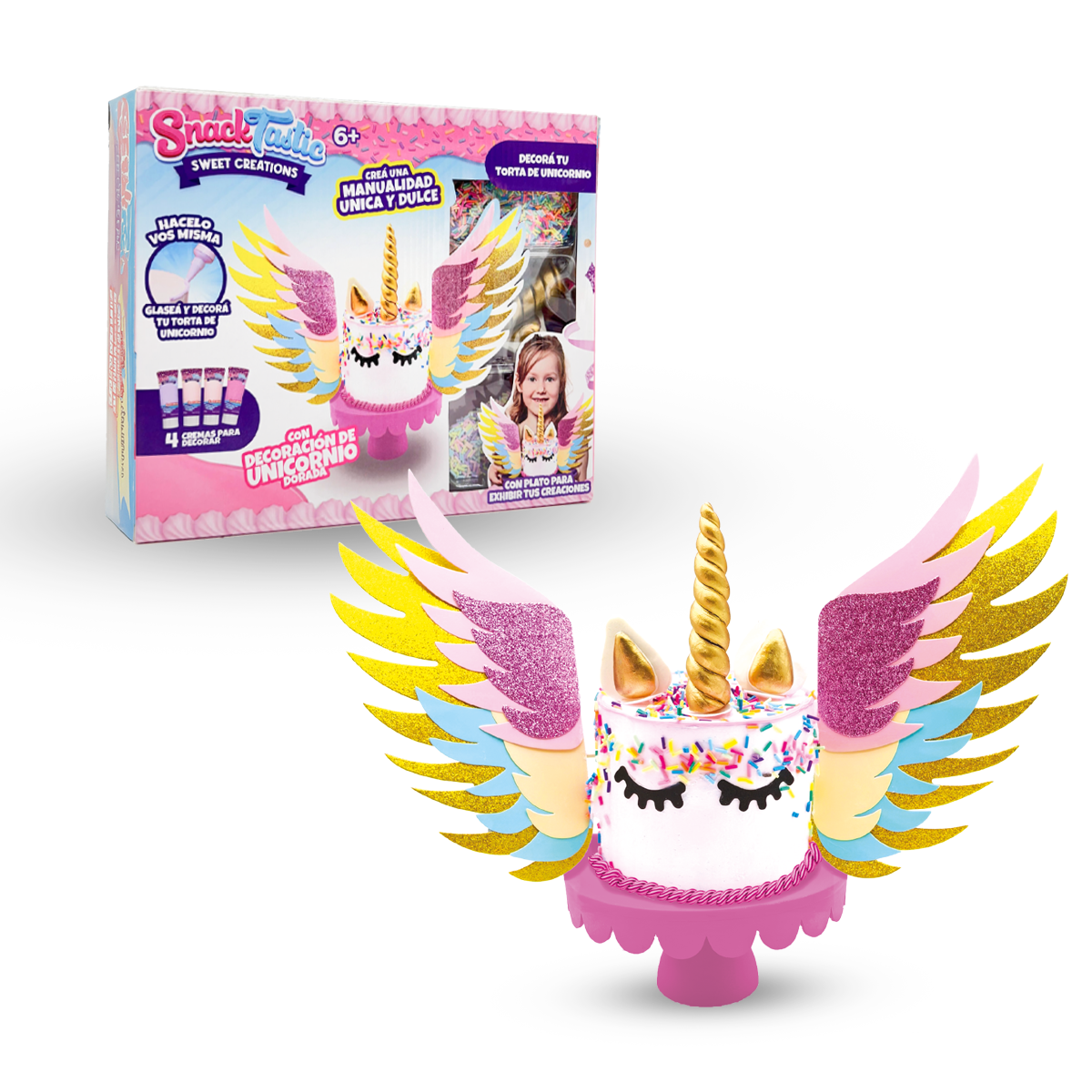 Snack Tastic Decorá Tu Torta De Unicornio