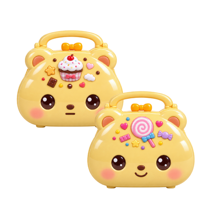 Alcancía Metálica Infantil Diseño Osito Repostero