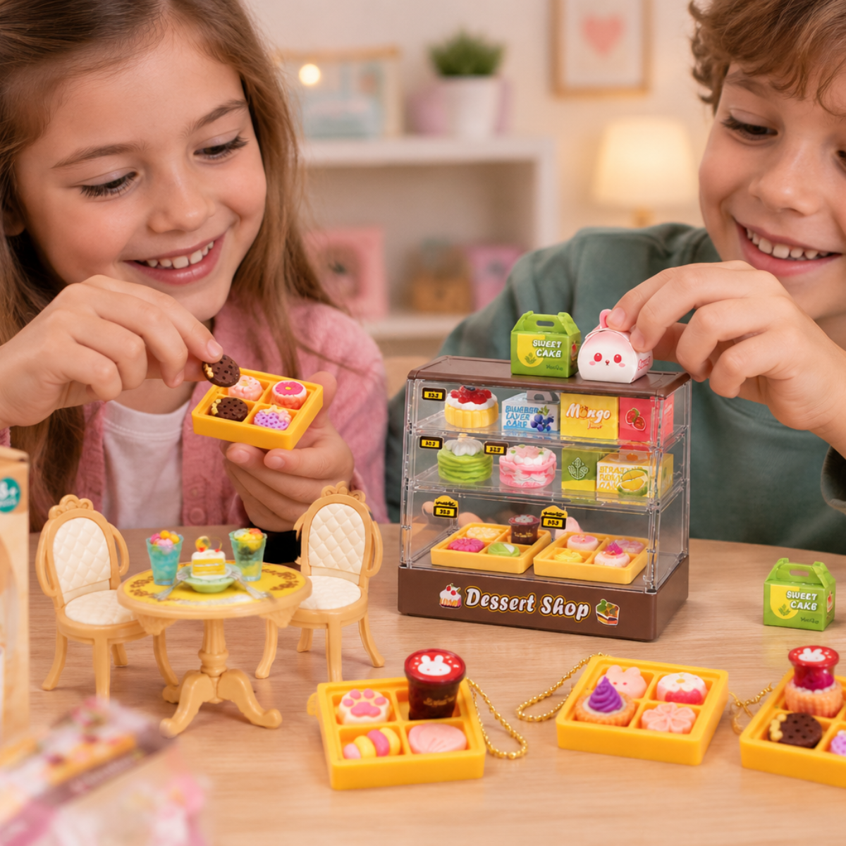 Llavero Mini Food Dessert Shop DIY