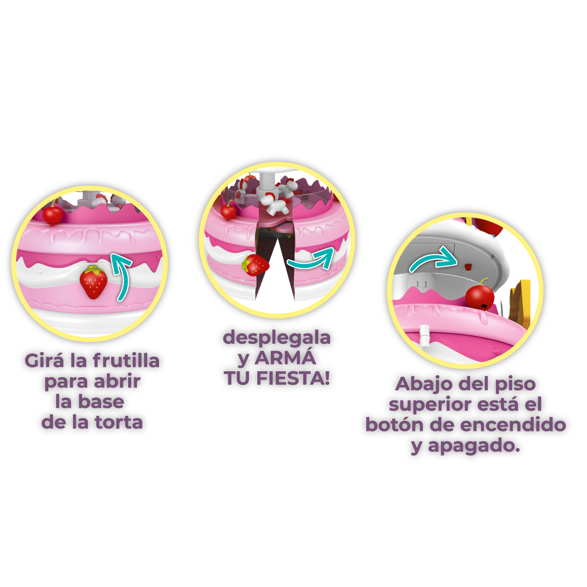 Juliana Torta MΓ‘gica con Carrousel β JUGUETERIAS MONOCOCO