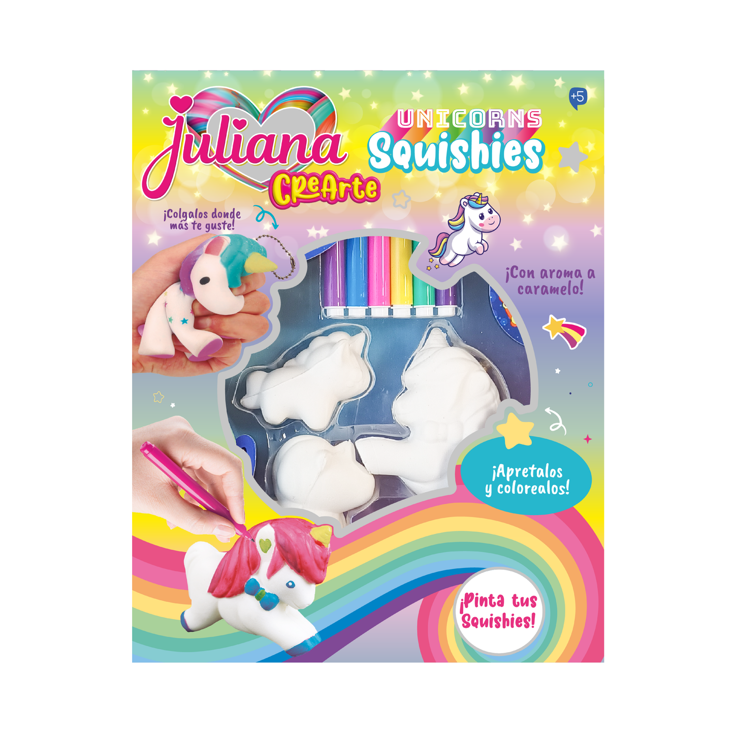 Unicornio Squishies Para Pintar Juliana Crearte