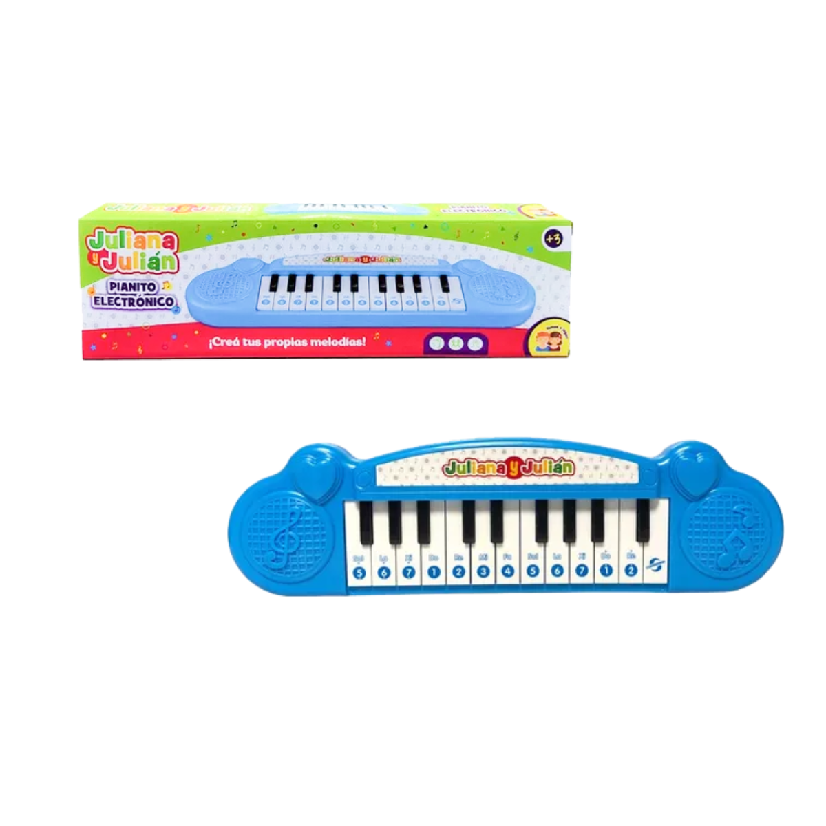 Juliana y Julián  Pianito Electrónico