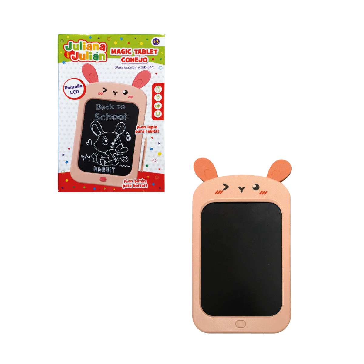 Juliana y Julian Magic Tablet Conejo a Color