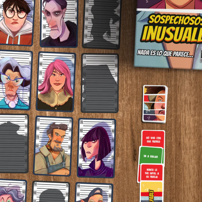 Juego de Mesa Sospechosos Inusuales Buró