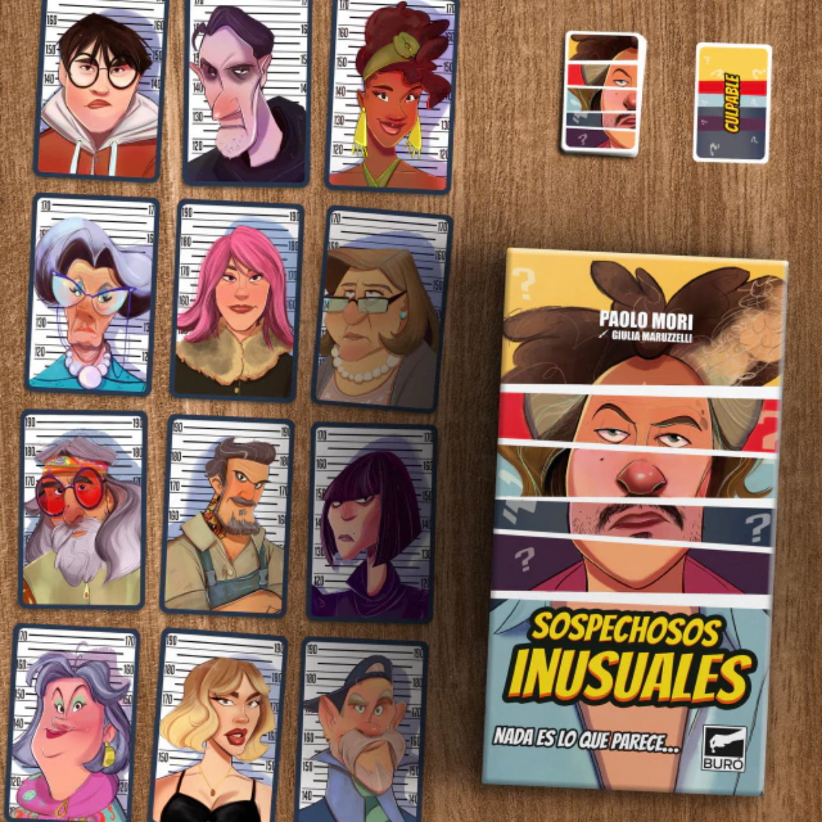 Juego de Mesa Sospechosos Inusuales Buró