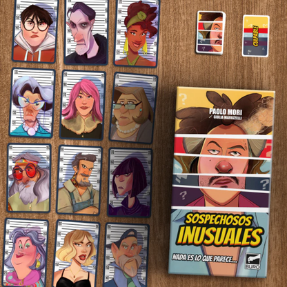 Juego de Mesa Sospechosos Inusuales Buró