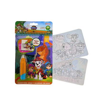 Libro de Actividades Agua Wow Paw Patrol Dino Tapimovil