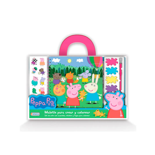Peppa Pig - Maletín Crear Y Colorear